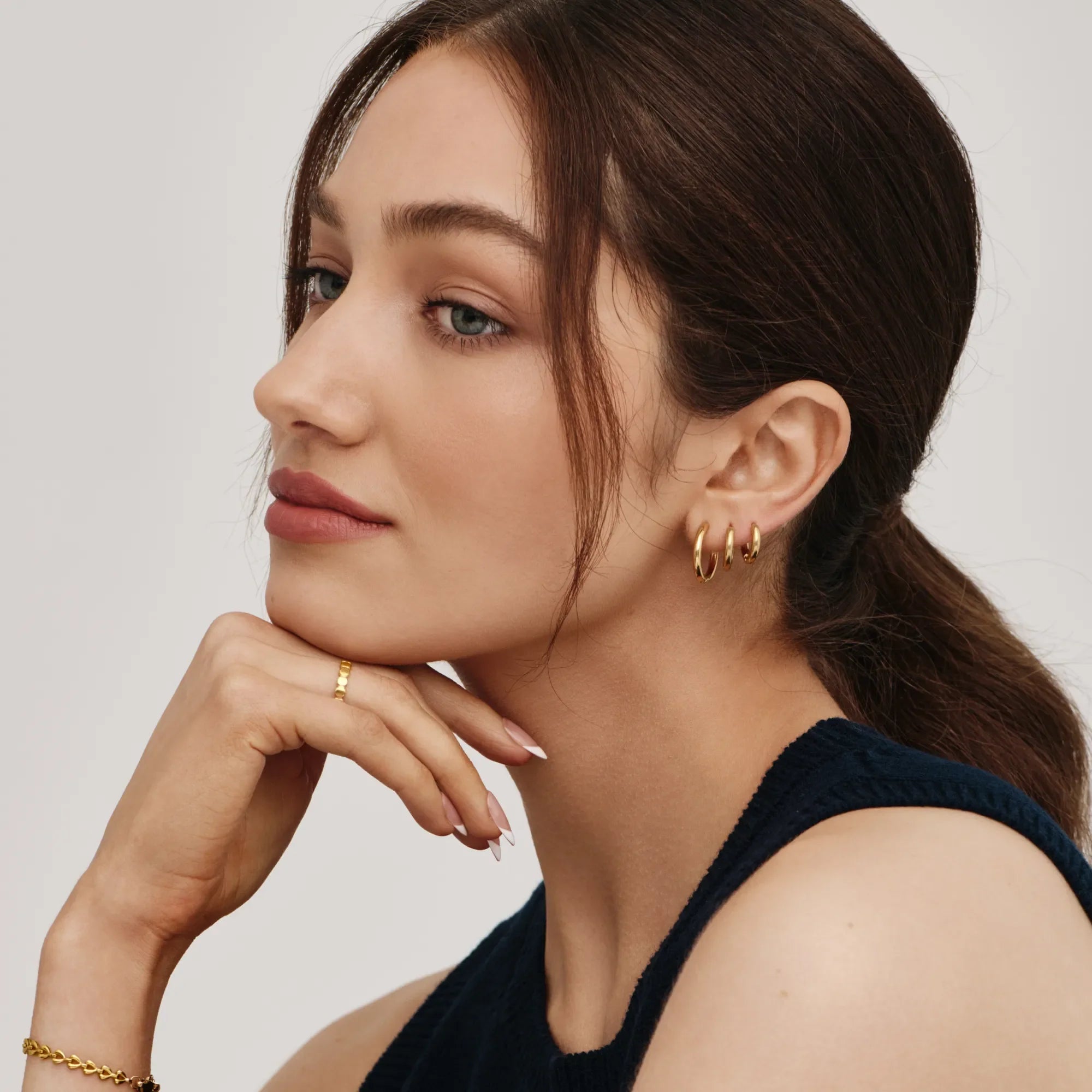 Essential Gold Hoop Set