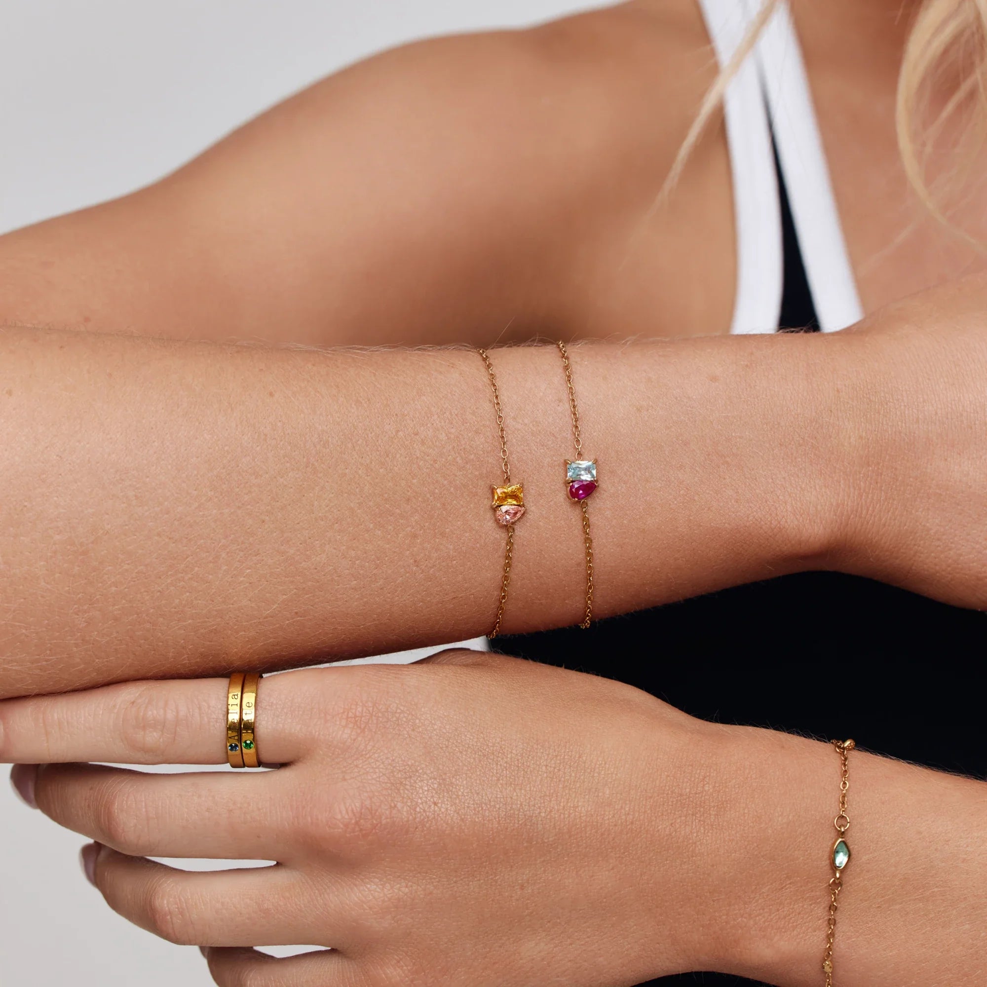Pulsera Duo Birthstone