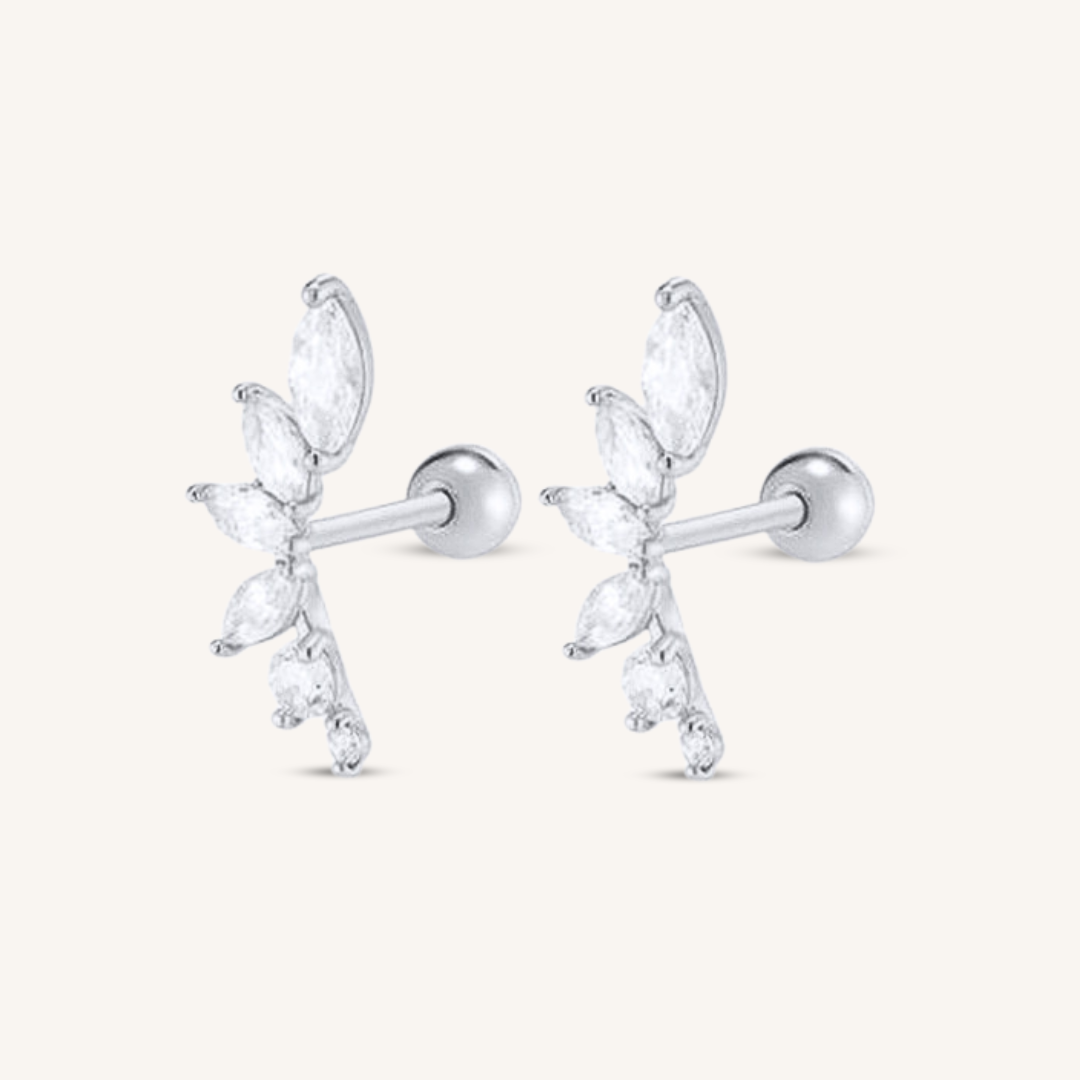 Pendientes Diamond Flowers