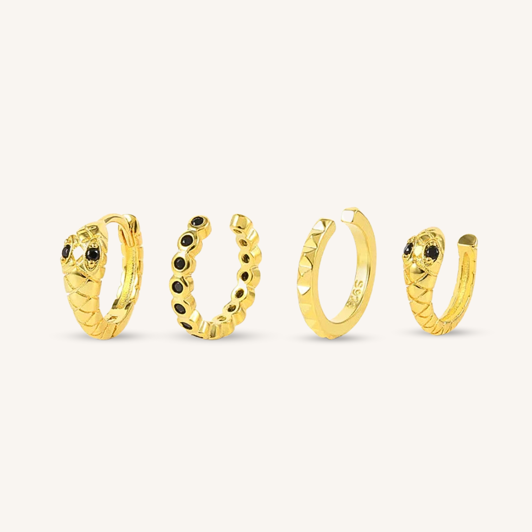 Snake Earrings Set