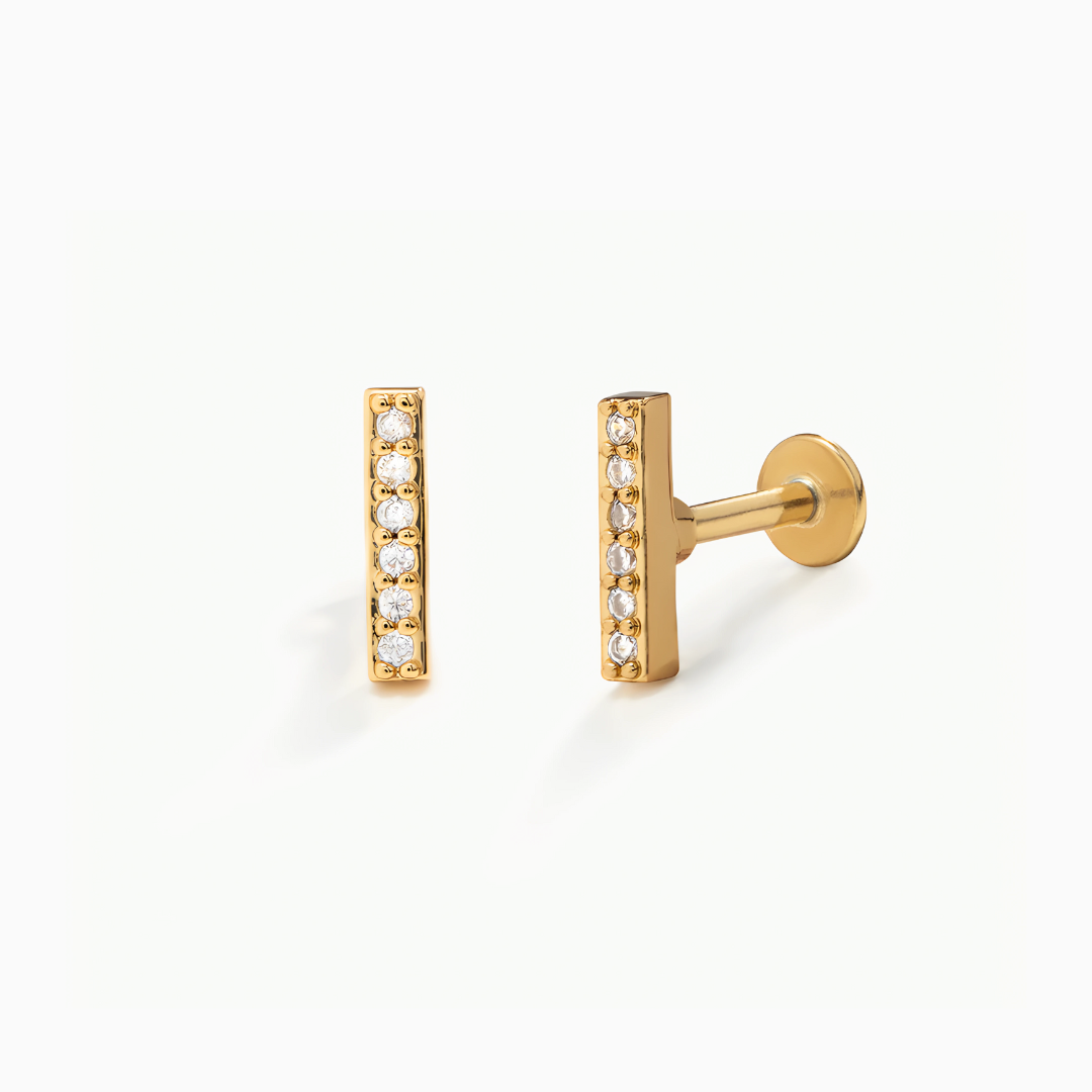 Gold Diamond Earrings
