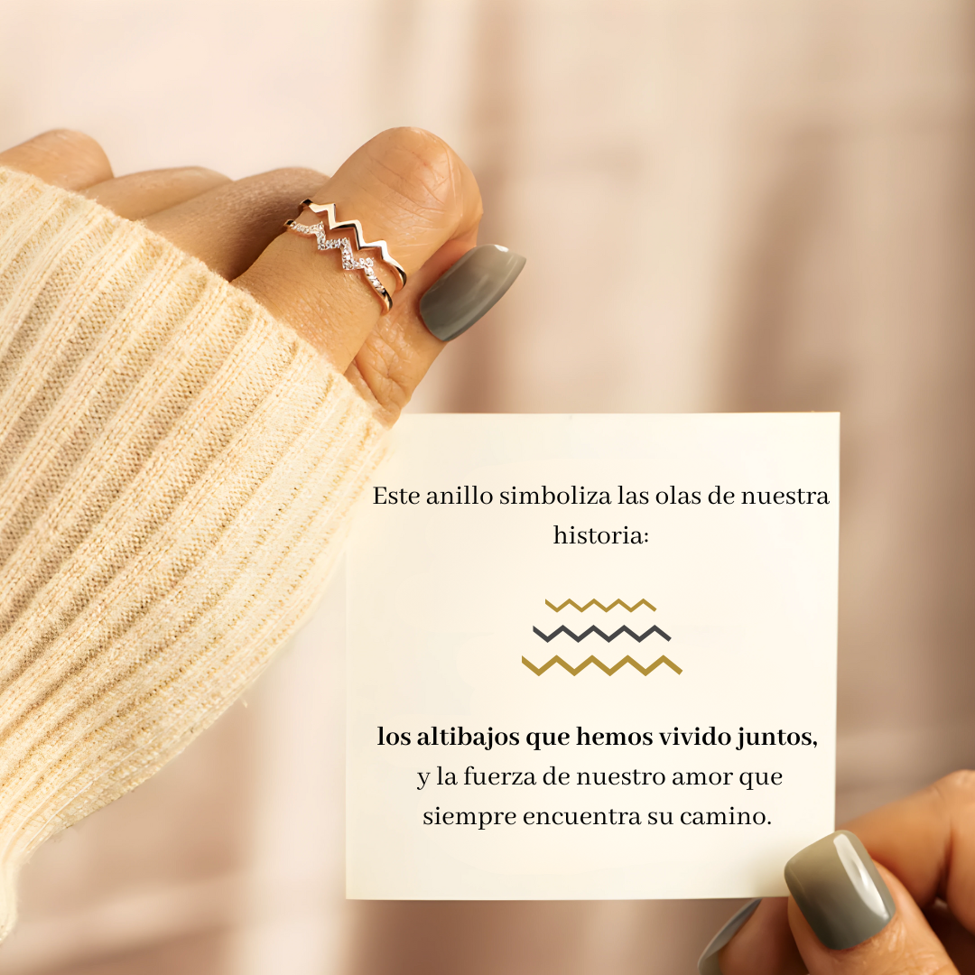 Our Love's Waves Ring