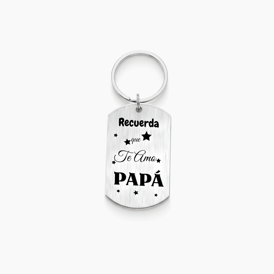 Llavero Querido Papá - Otros de Plata | Valentina Jewels