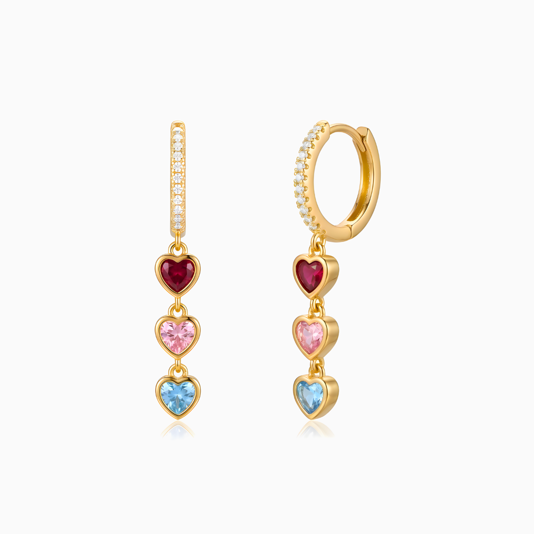 I Love You Mom Earrings – Personalized