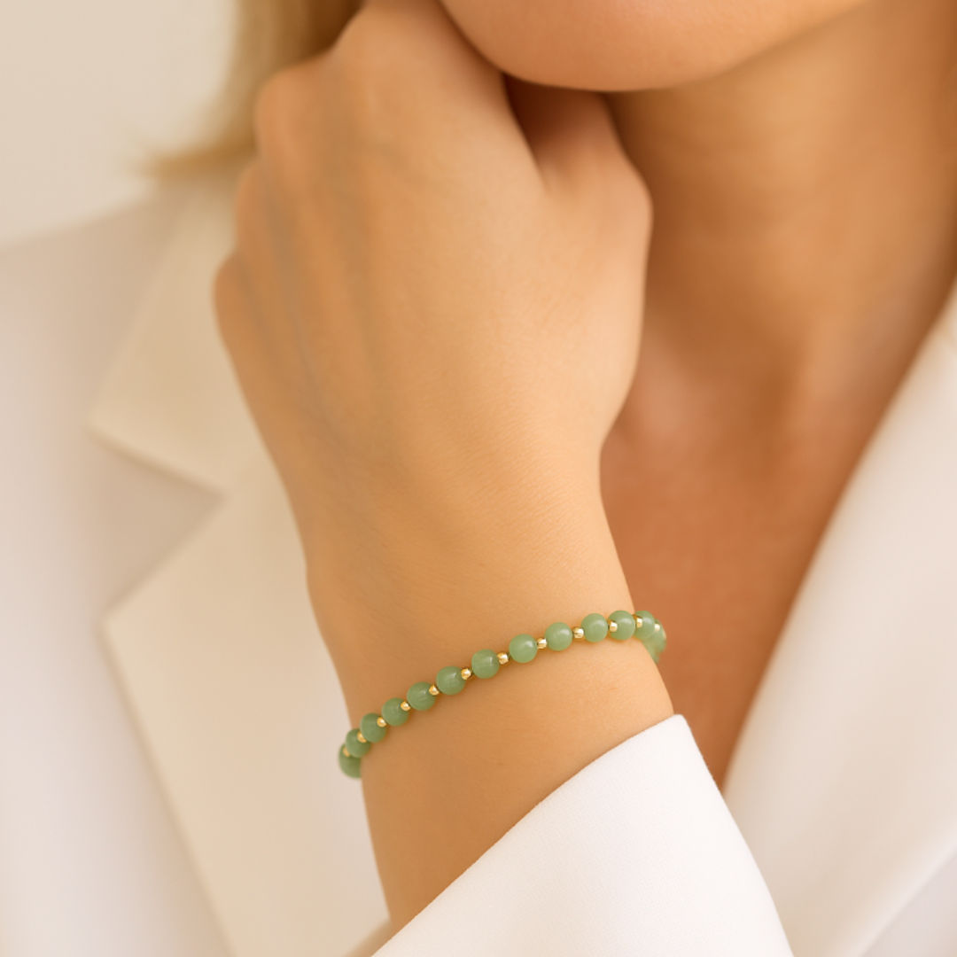 Inner Balance Bracelet – Natural Green Aventurine