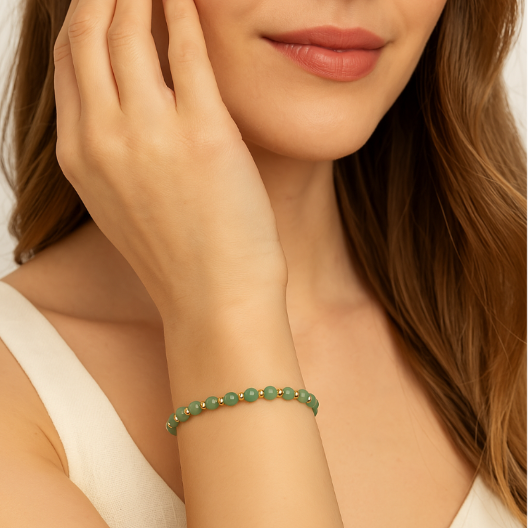 Inner Balance Bracelet – Natural Green Aventurine