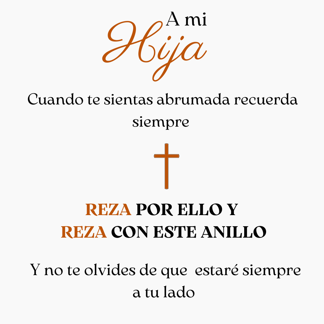 Blessings Gold Ring – To My Daughter