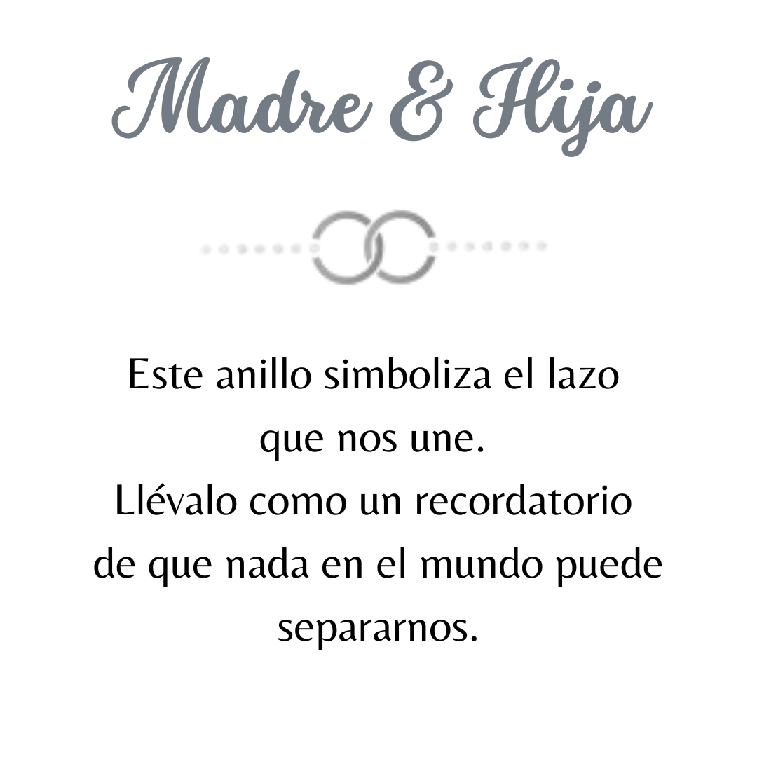 Anillo Conexión Eterna – Madre & Hija
