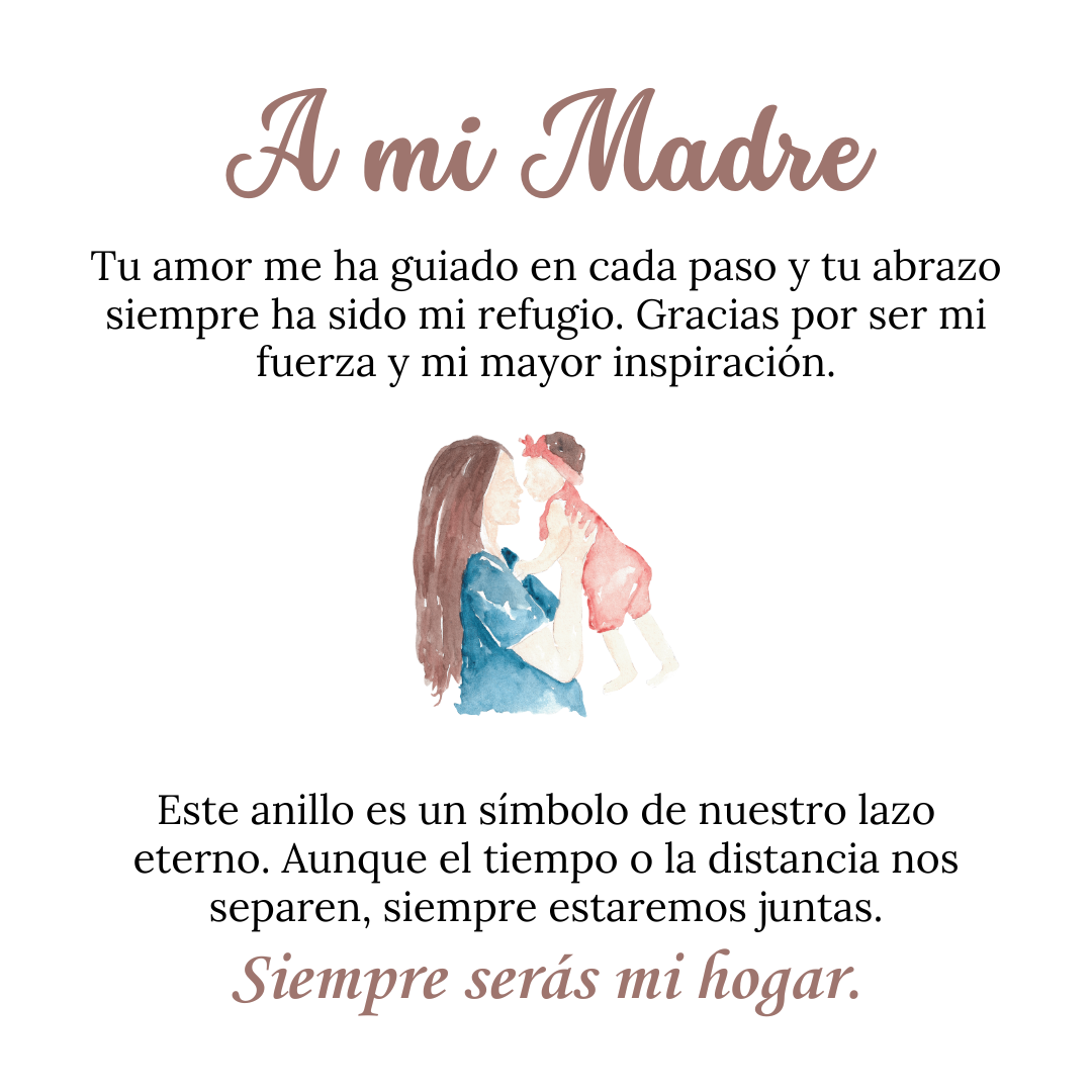 Anillo "Siempre Juntas" – A mi Madre