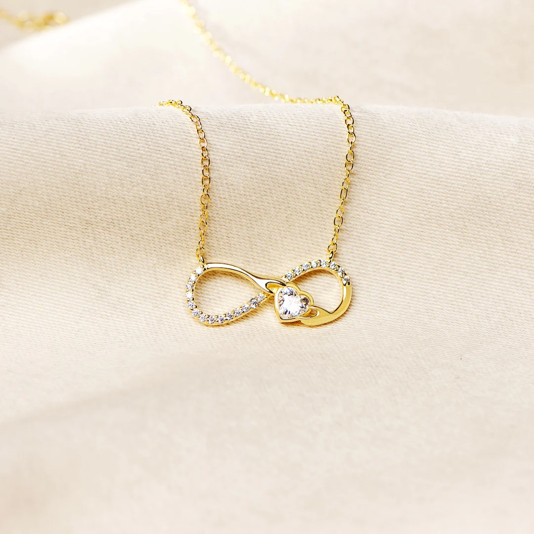 Infinite Link Necklace - Mother & Daughter