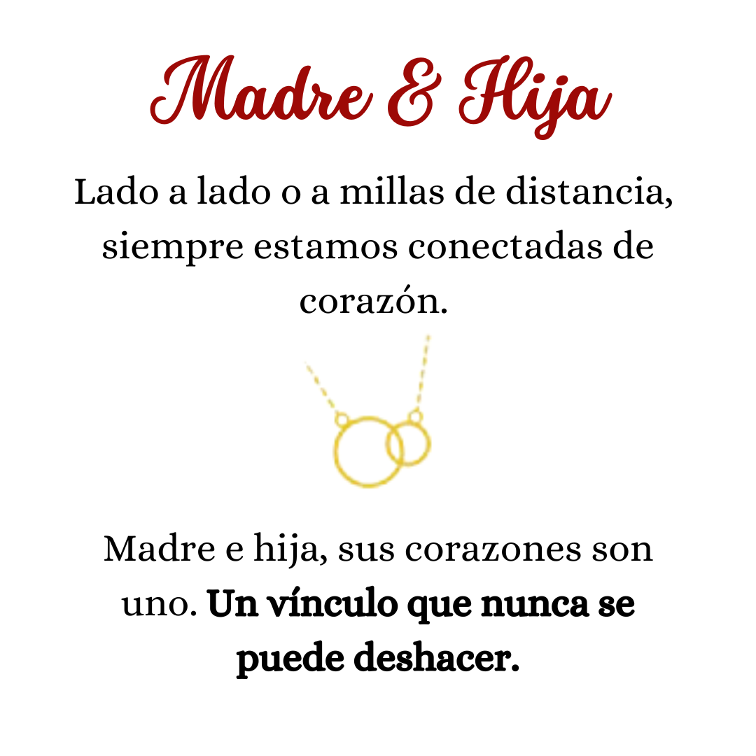Linked Hearts Necklace - Mother & Daughter