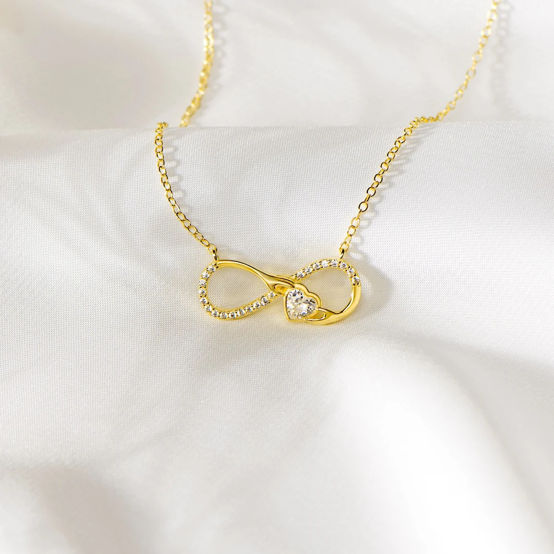 Infinite Link Necklace - Mother & Daughter
