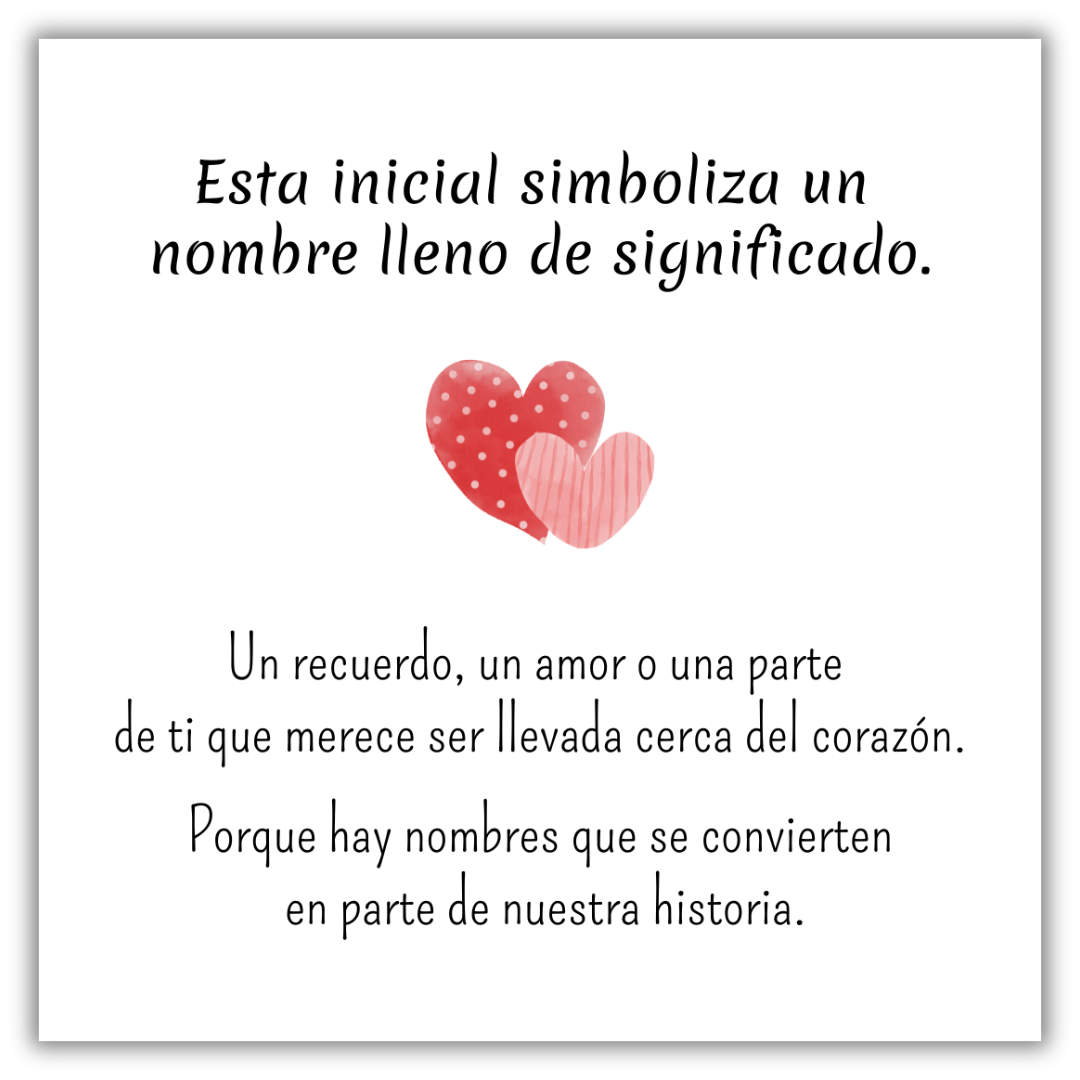 Love Initial Ring