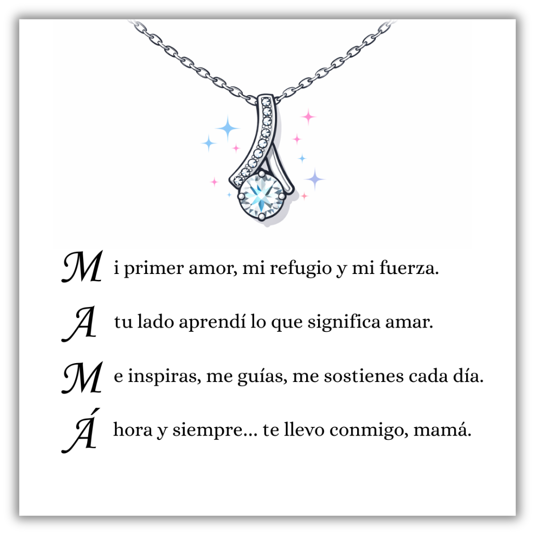 I Love You Mom Necklace