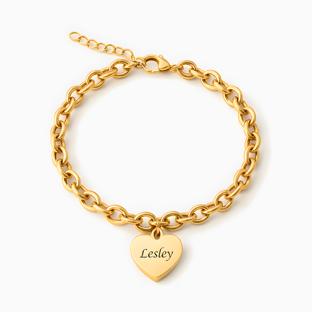 Hearts bracelet - Customizable with up to 6 Hearts