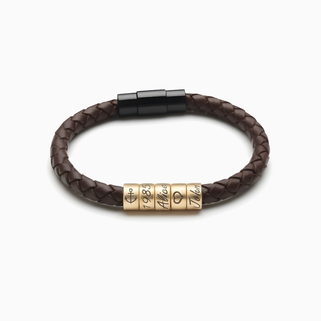 Best Dad Bracelet – Customizable