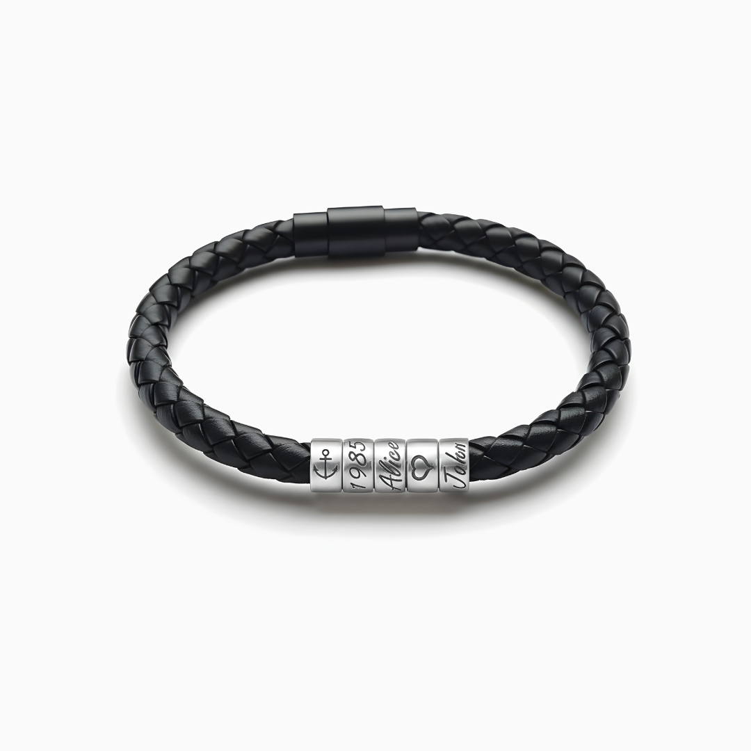 Best Dad Bracelet – Customizable