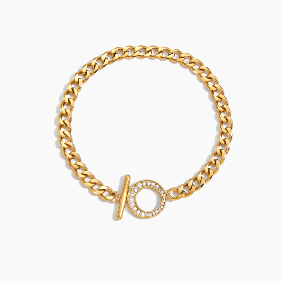 Gold Buckle Bracelet