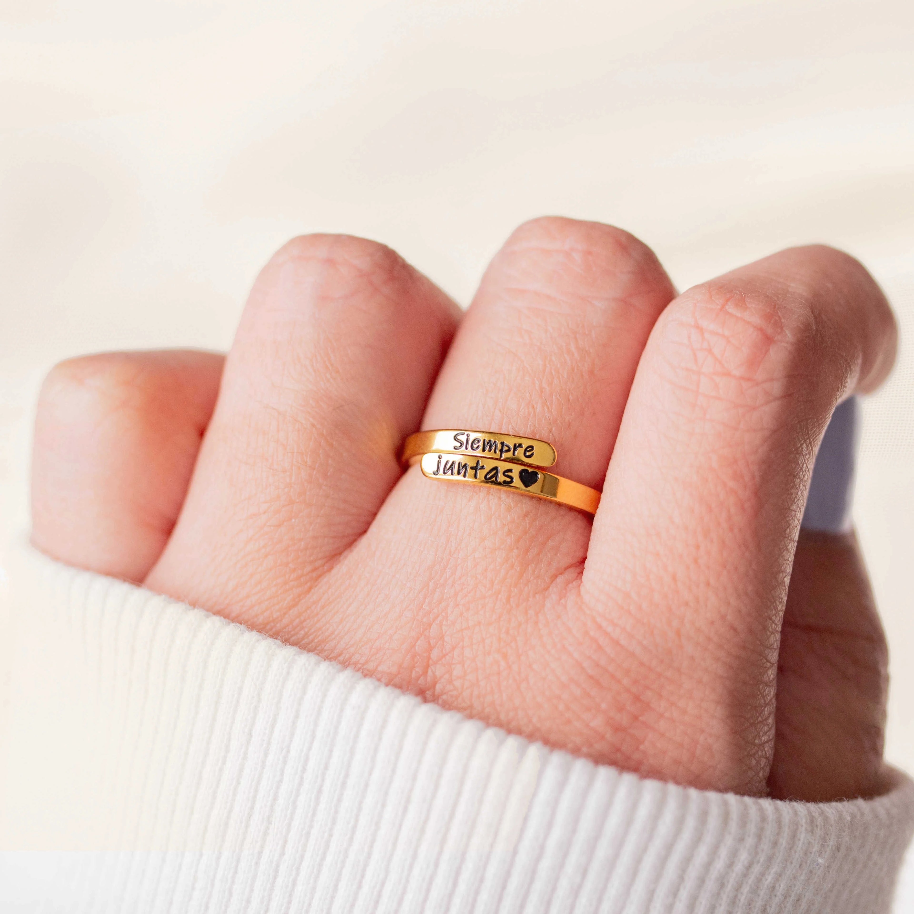 Ring "Immer zusammen" – An meine Mutter