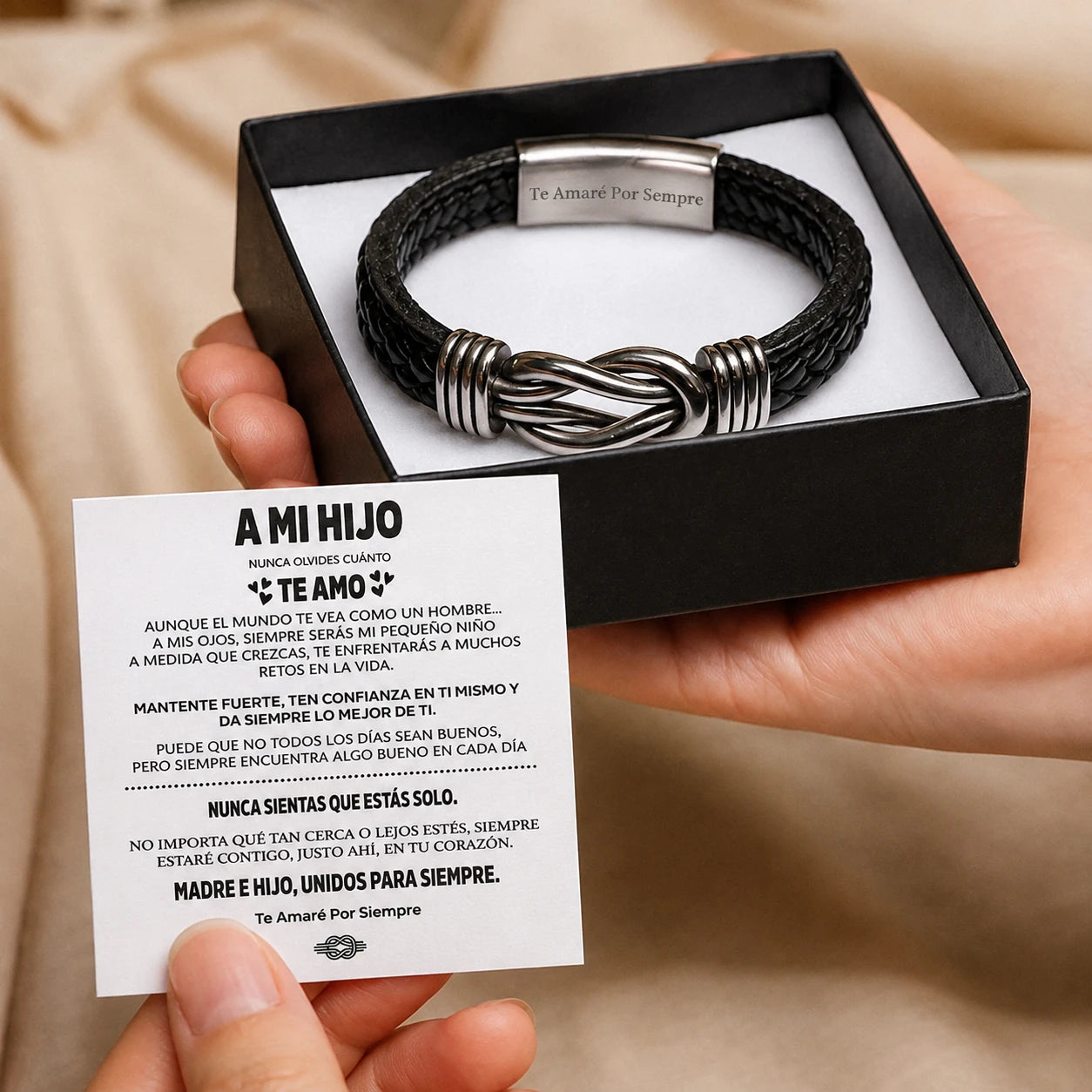 Unendlichkeitsknoten-Armband – Papa