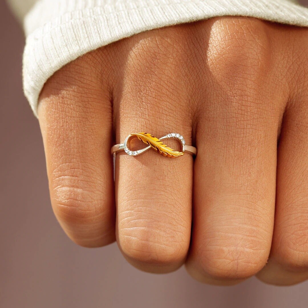 Eternal Feather Ring – Best Friends