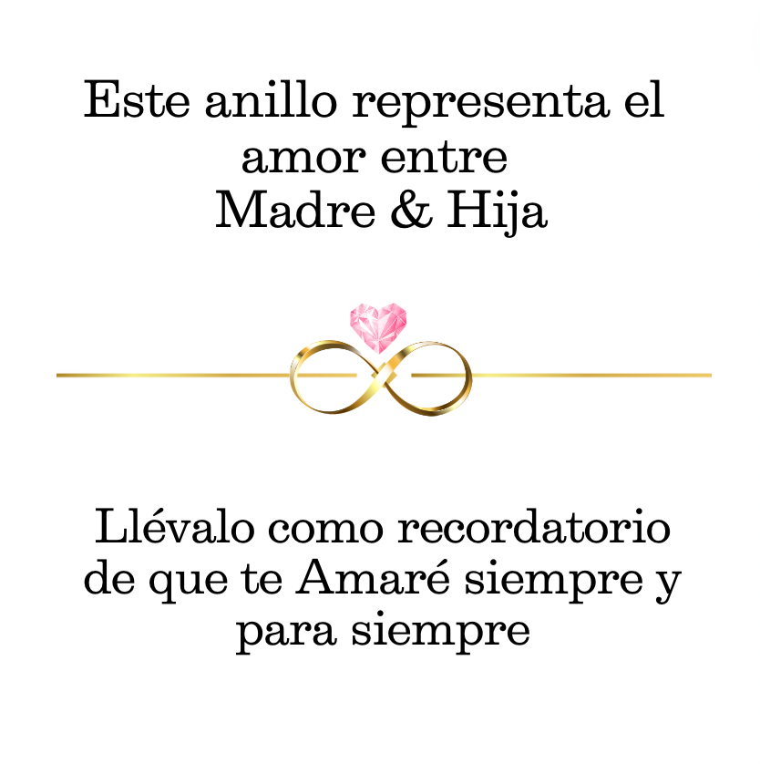 Eternal Infinity Ring – Mother & Daughter