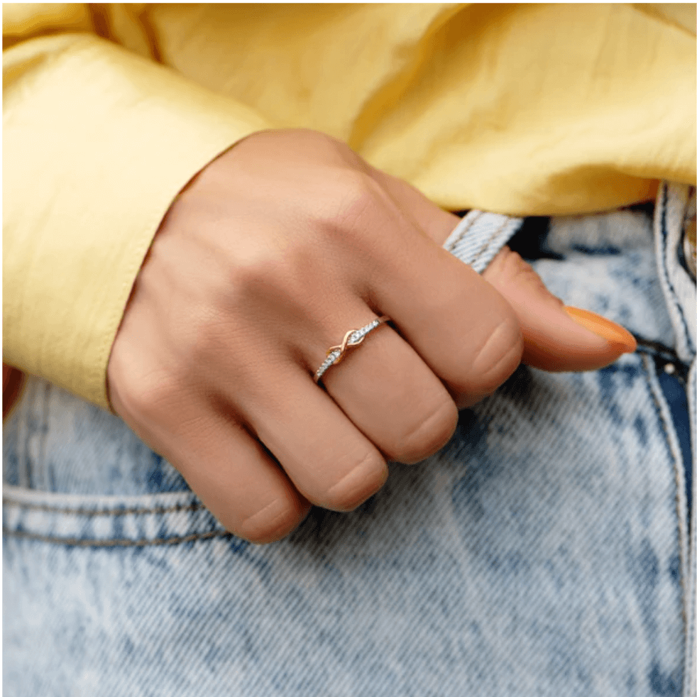 Infinity Ring – Mother & Daughter