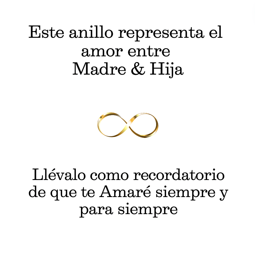 Infinity Ring – Mother & Daughter