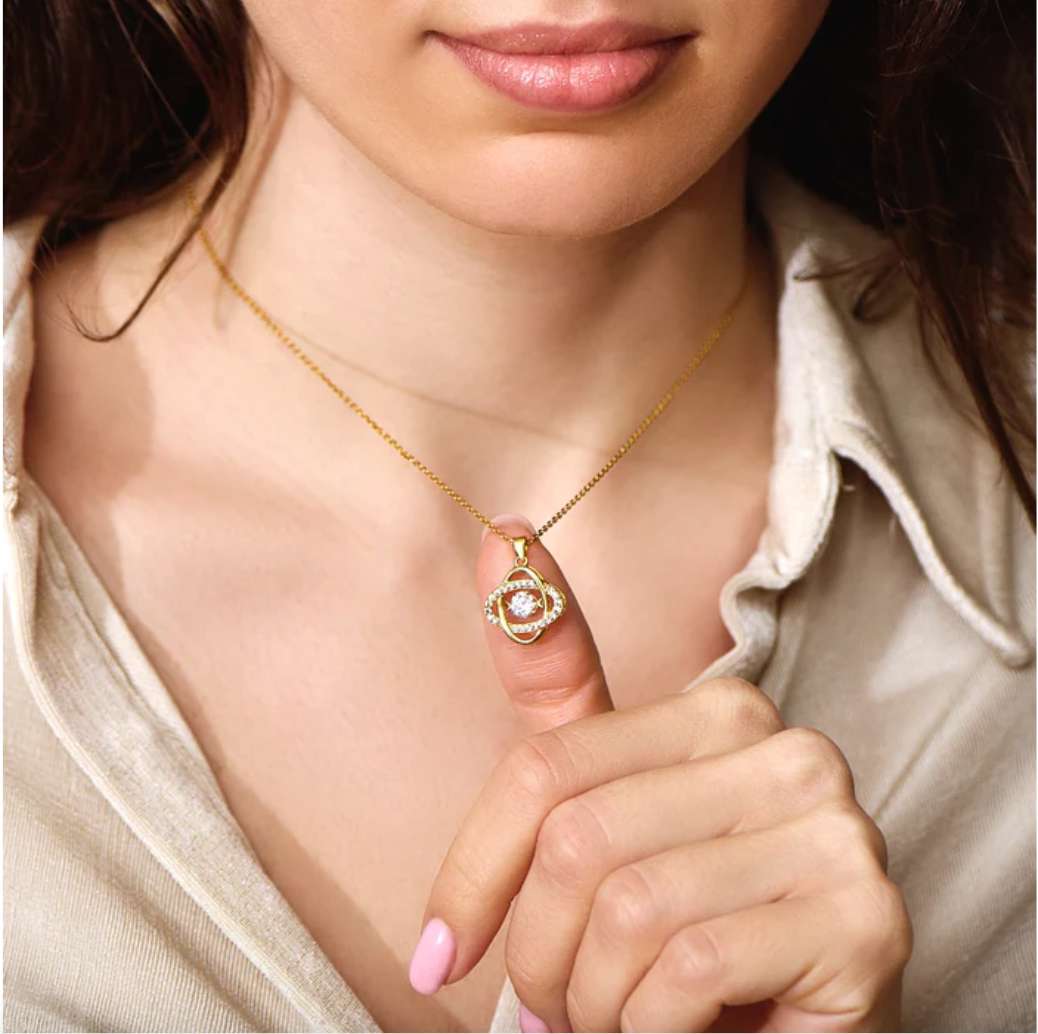 Love Knot Necklace – Mother & Daughter