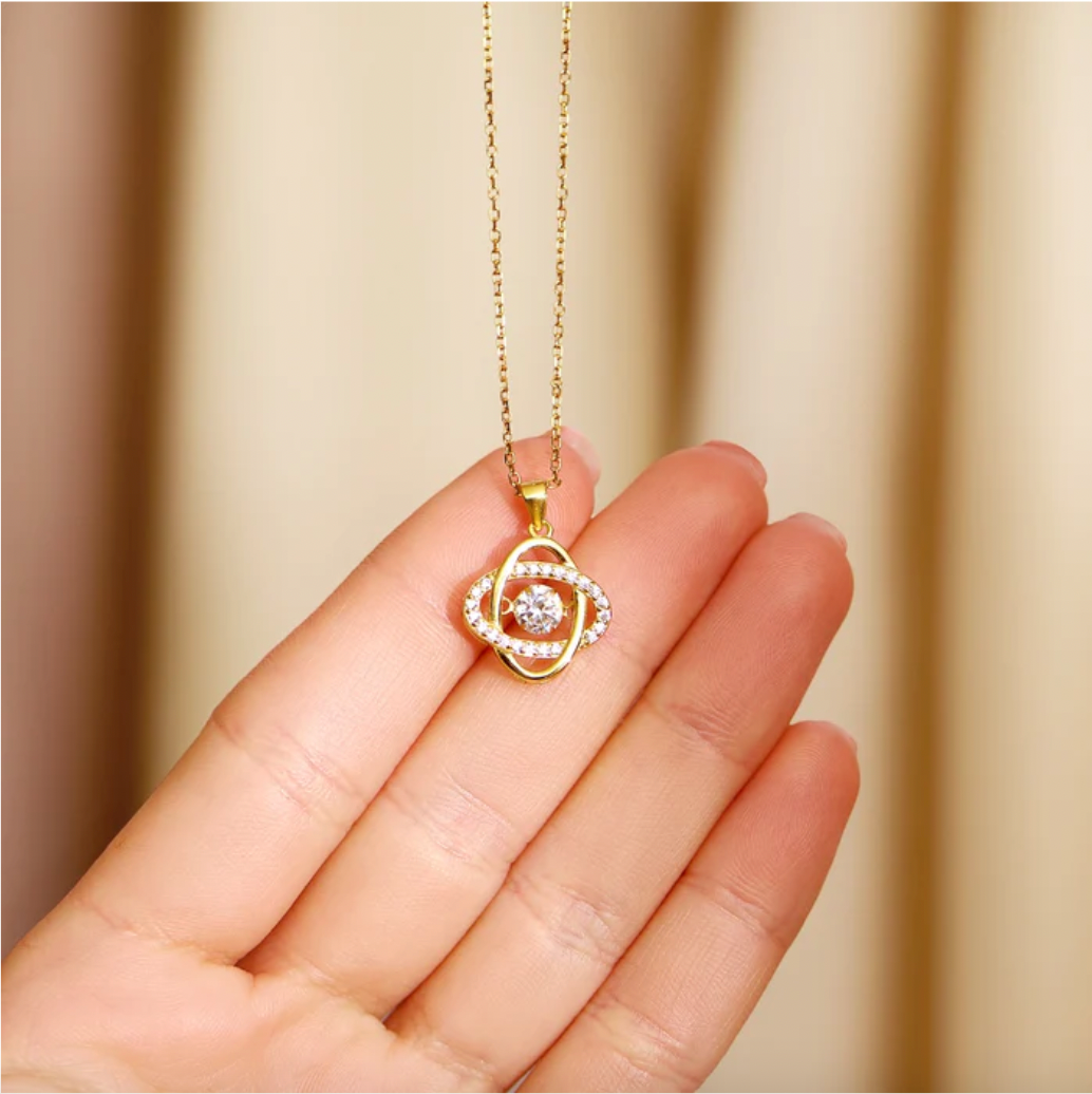 Love Knot Necklace – Mother & Daughter