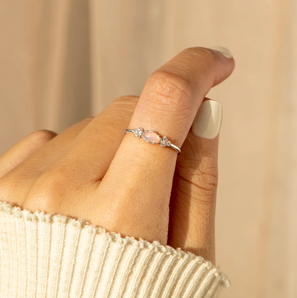 Opal Love Ring – Mother & Daughter