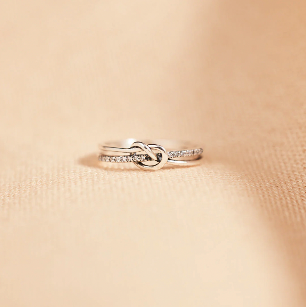 Heart Knot Ring – You and Me