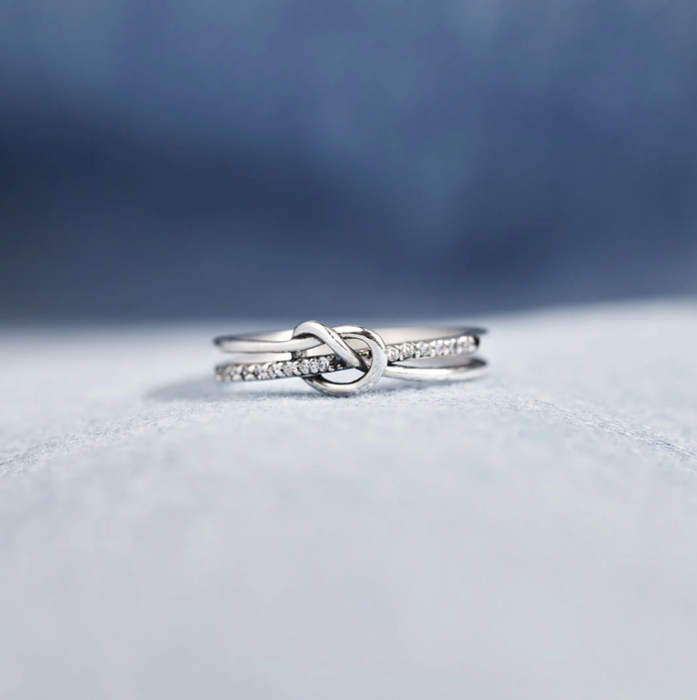 Heart Knot Ring – You and Me