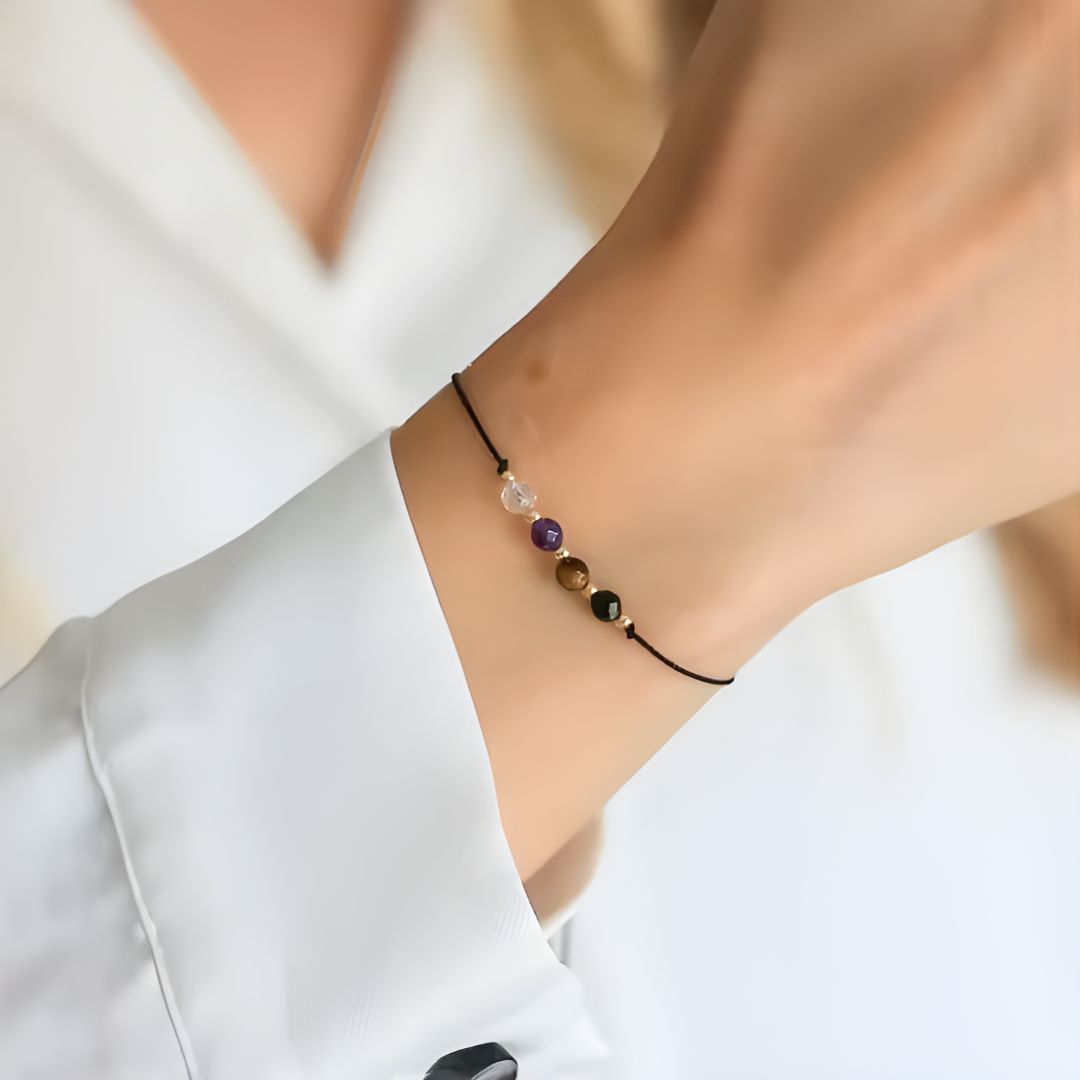 Energetic Protection Bracelet – Natural Stone Amulet