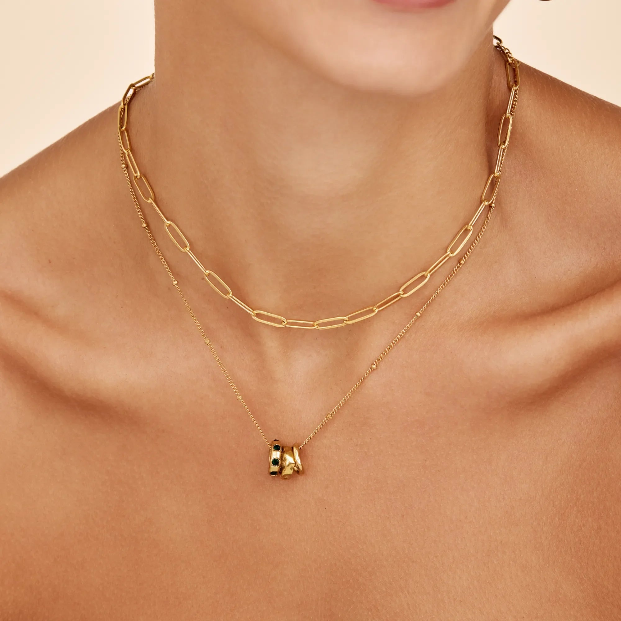 Amara Trio Pendant Necklace