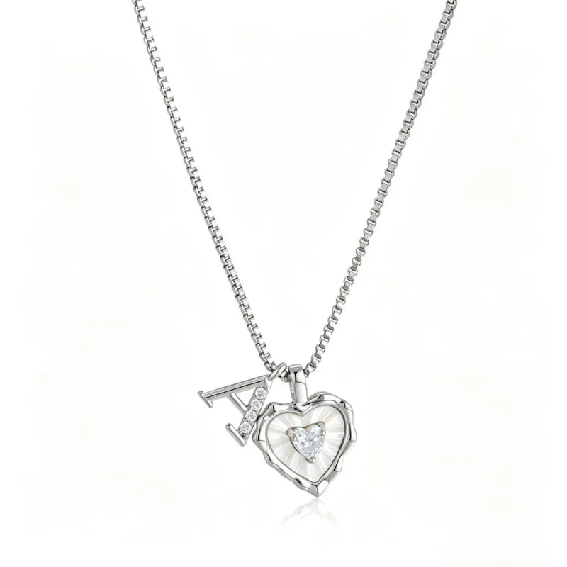 Collar Inicial Corazón