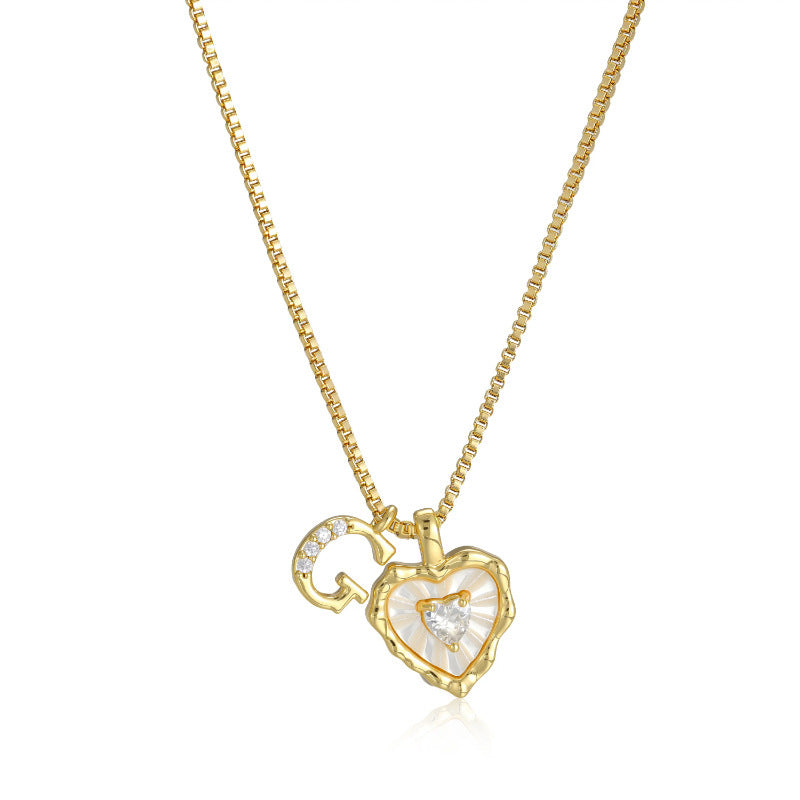 Collar Inicial Corazón