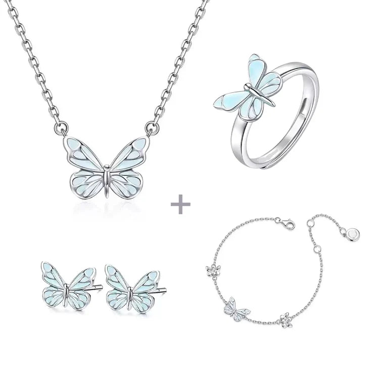 Set de Mariposa con Brillo Luminoso