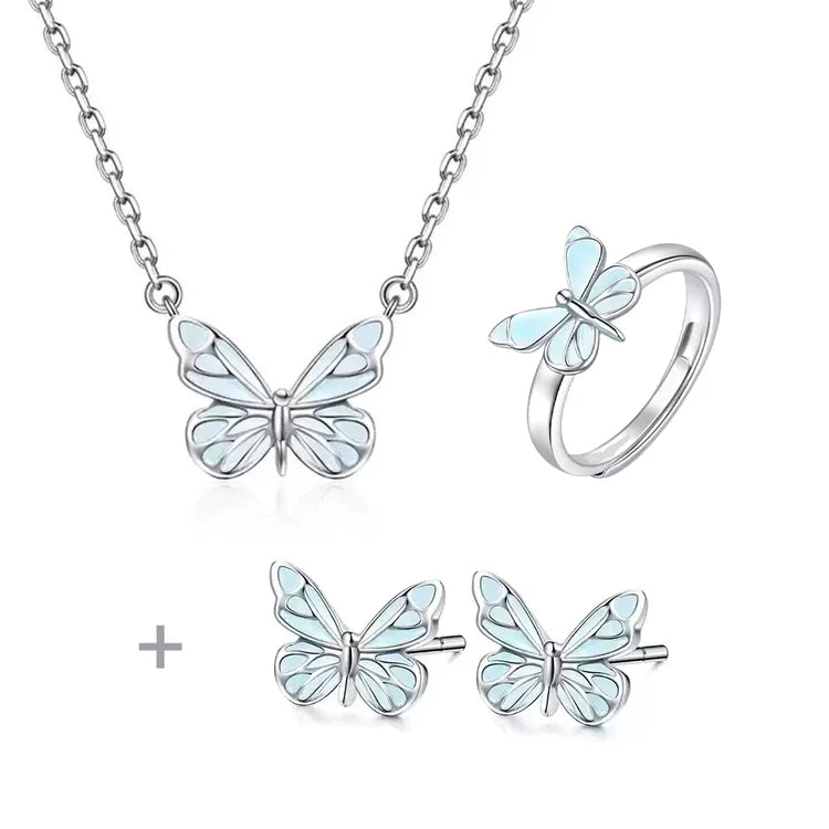 Set de Mariposa con Brillo Luminoso