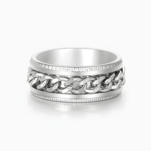 Anillo Calma – Hombre - Anillos de Plata | Valentina Jewels
